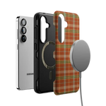 Spiced Chai | Fall Plaid Case Phone Case get.casely 