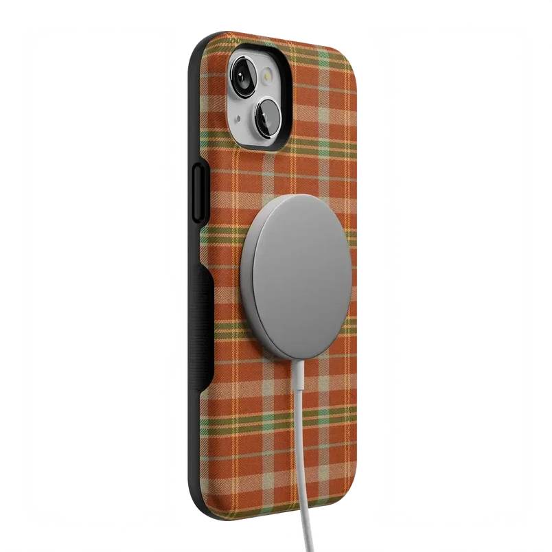 Spiced Chai | Fall Plaid Case Phone Case get.casely 