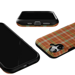 Spiced Chai | Fall Plaid Case Phone Case get.casely 