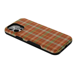 Spiced Chai | Fall Plaid Case Phone Case get.casely 