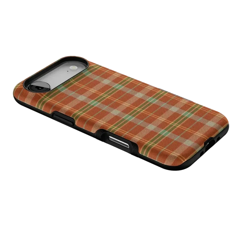 Spiced Chai | Fall Plaid Case Phone Case get.casely 