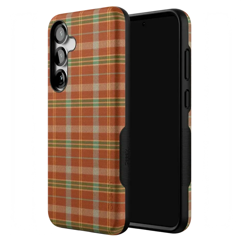 Spiced Chai | Fall Plaid Case Phone Case get.casely 