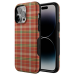 Spiced Chai | Fall Plaid Case Phone Case get.casely 