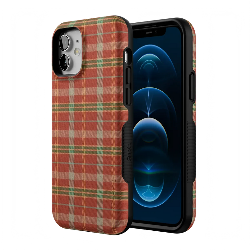 Spiced Chai | Fall Plaid Case Phone Case get.casely 
