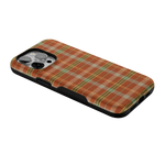 Spiced Chai | Fall Plaid Case Phone Case get.casely 