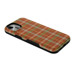 Spiced Chai | Fall Plaid Case Phone Case get.casely 