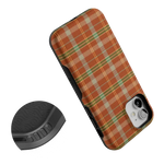 Spiced Chai | Fall Plaid Case Phone Case get.casely 