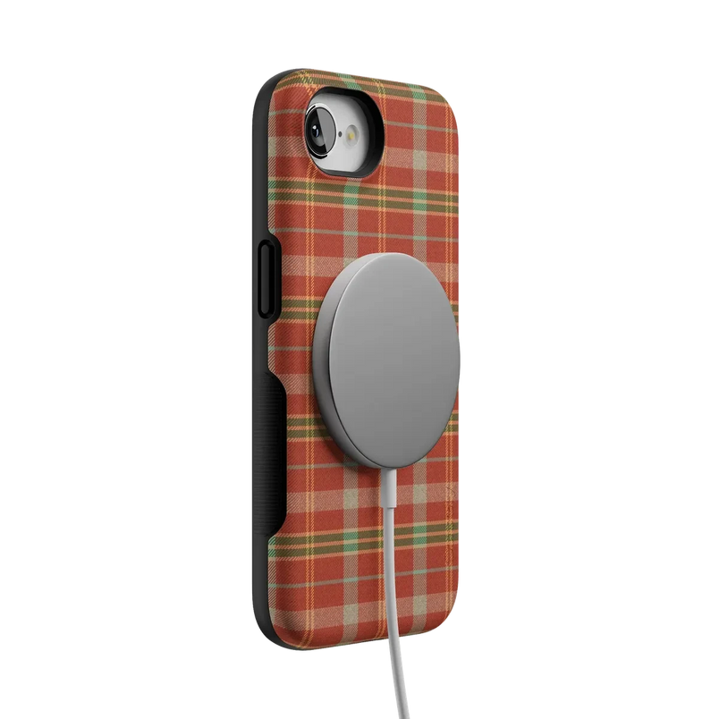Spiced Chai | Fall Plaid Case Phone Case get.casely 