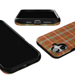 Spiced Chai | Fall Plaid Case Phone Case get.casely 
