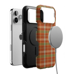 Spiced Chai | Fall Plaid Case Phone Case get.casely 
