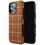 Spiced Chai | Fall Plaid Case Phone Case get.casely 