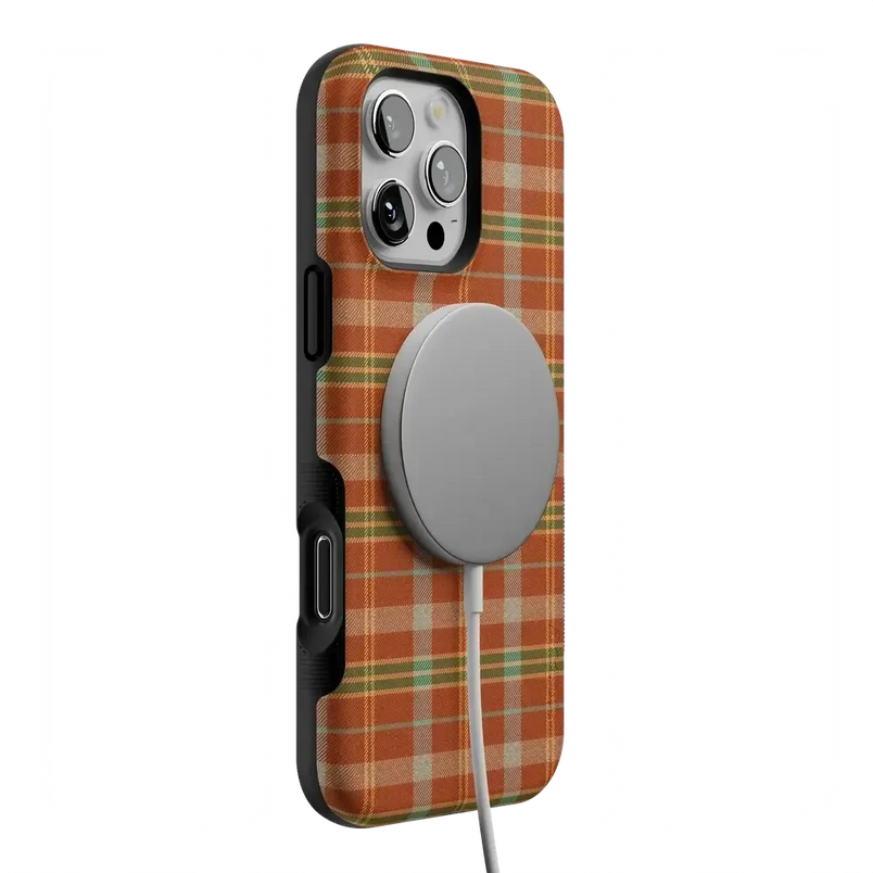 Spiced Chai | Fall Plaid Case Phone Case get.casely 