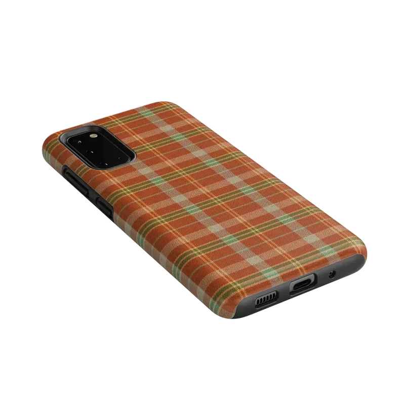 Spiced Chai | Fall Plaid Case Phone Case get.casely 