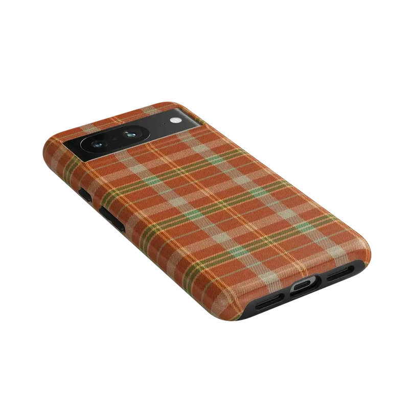 Spiced Chai | Fall Plaid Case Phone Case get.casely 
