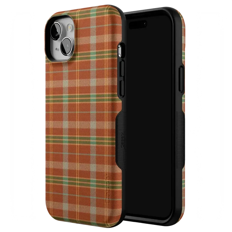 Spiced Chai | Fall Plaid Case Phone Case get.casely 