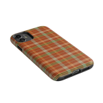 Spiced Chai | Fall Plaid Case Phone Case get.casely 