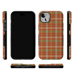 Spiced Chai | Fall Plaid Case Phone Case get.casely 
