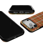 Spiced Chai | Fall Plaid Case Phone Case get.casely 