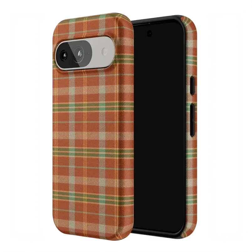 Spiced Chai | Fall Plaid Case Phone Case get.casely 