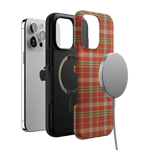 Spiced Chai | Fall Plaid Case Phone Case get.casely 