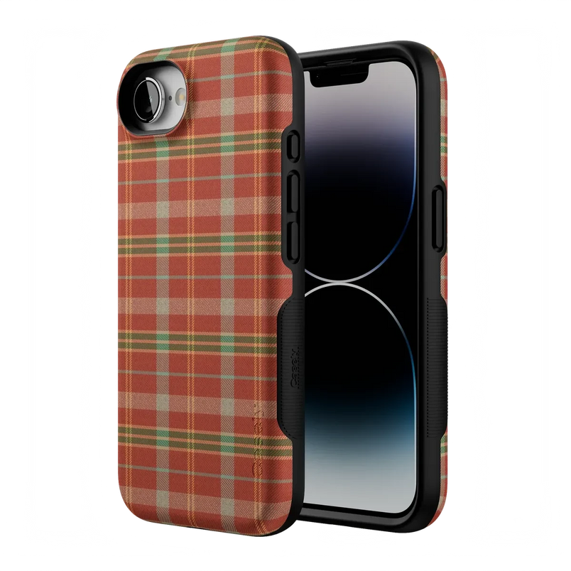 Spiced Chai | Fall Plaid Case Phone Case get.casely 