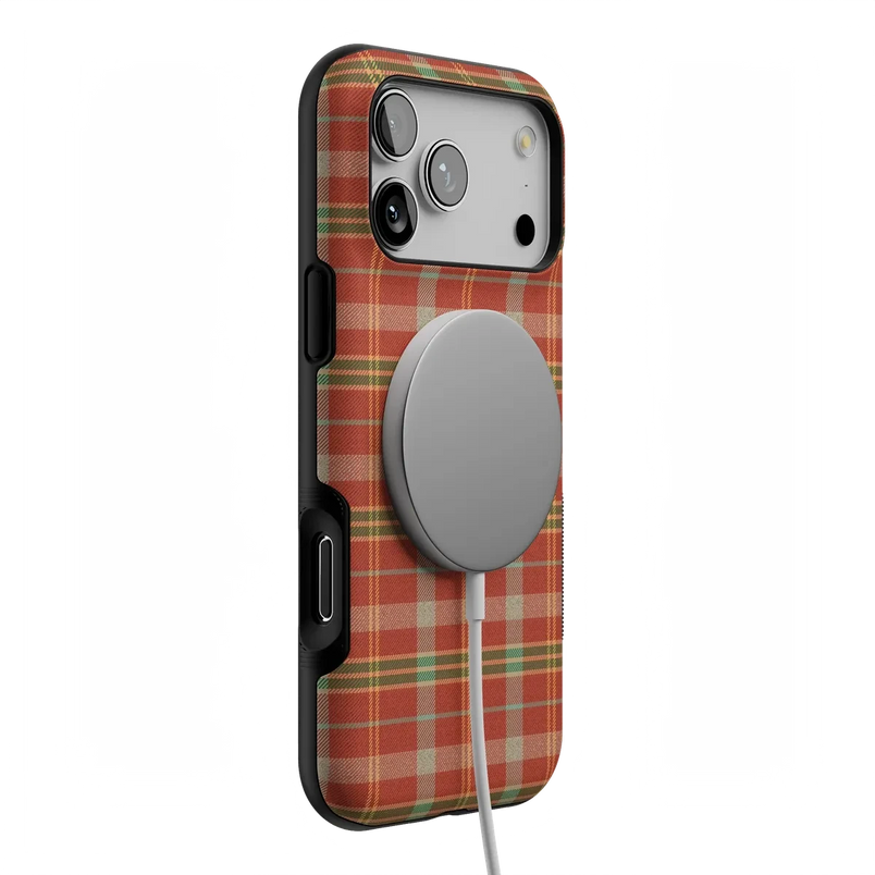 Spiced Chai | Fall Plaid Case Phone Case get.casely 