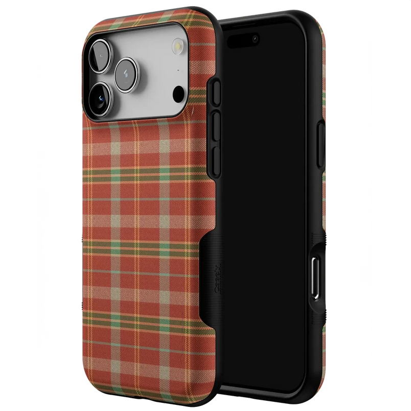 Spiced Chai | Fall Plaid Case Phone Case get.casely 
