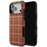 Spiced Chai | Fall Plaid Case Phone Case get.casely 