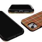 Spiced Chai | Fall Plaid Case Phone Case get.casely 