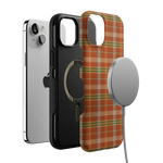 Spiced Chai | Fall Plaid Case Phone Case get.casely 