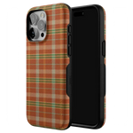 Spiced Chai | Fall Plaid Case Phone Case get.casely 