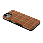 Spiced Chai | Fall Plaid Case Phone Case get.casely 