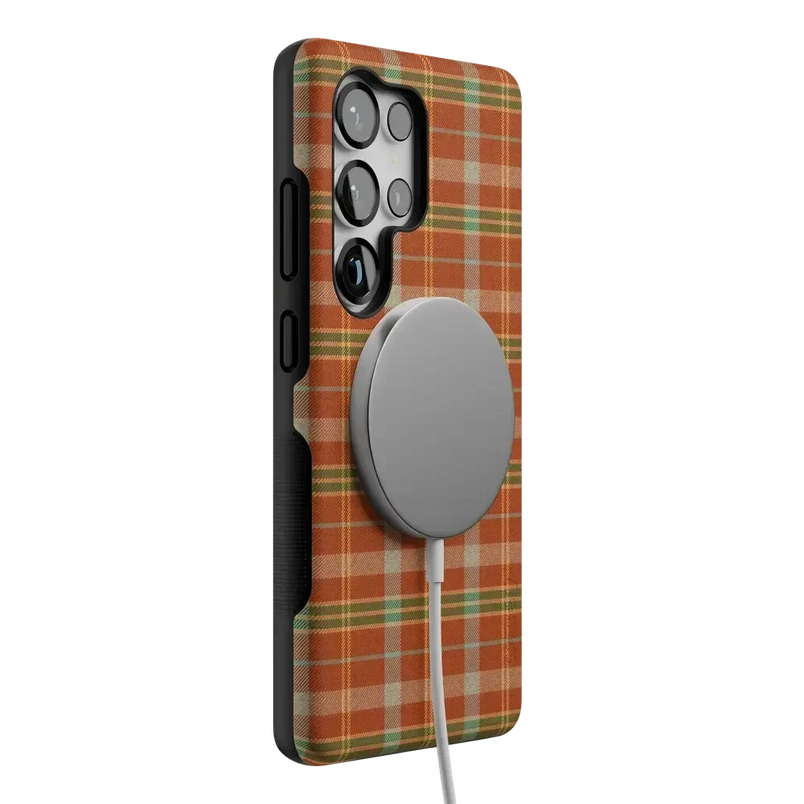 Spiced Chai | Fall Plaid Case Phone Case get.casely 