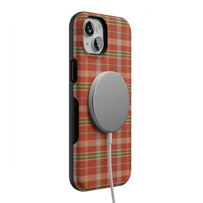 Spiced Chai | Fall Plaid Case Phone Case get.casely 