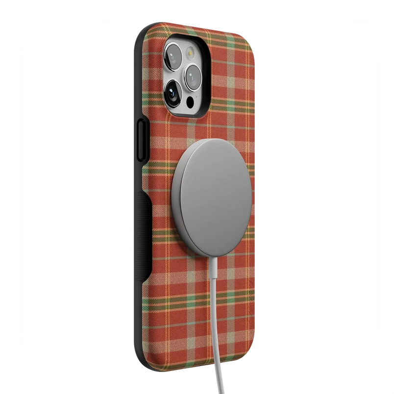Spiced Chai | Fall Plaid Case Phone Case get.casely 