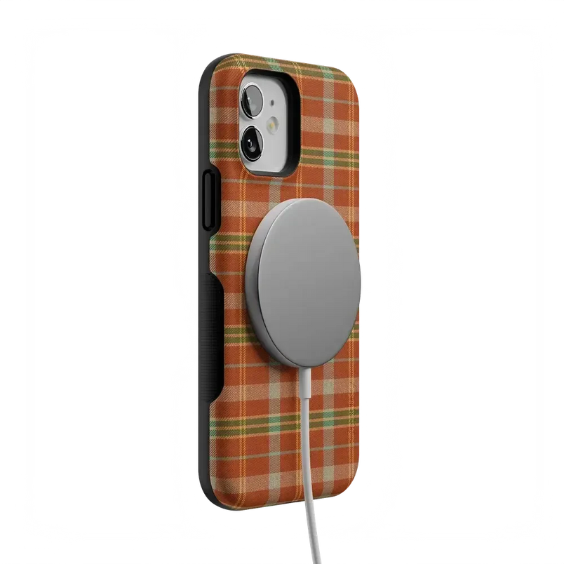 Spiced Chai | Fall Plaid Case Phone Case get.casely 