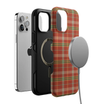 Spiced Chai | Fall Plaid Case Phone Case get.casely 