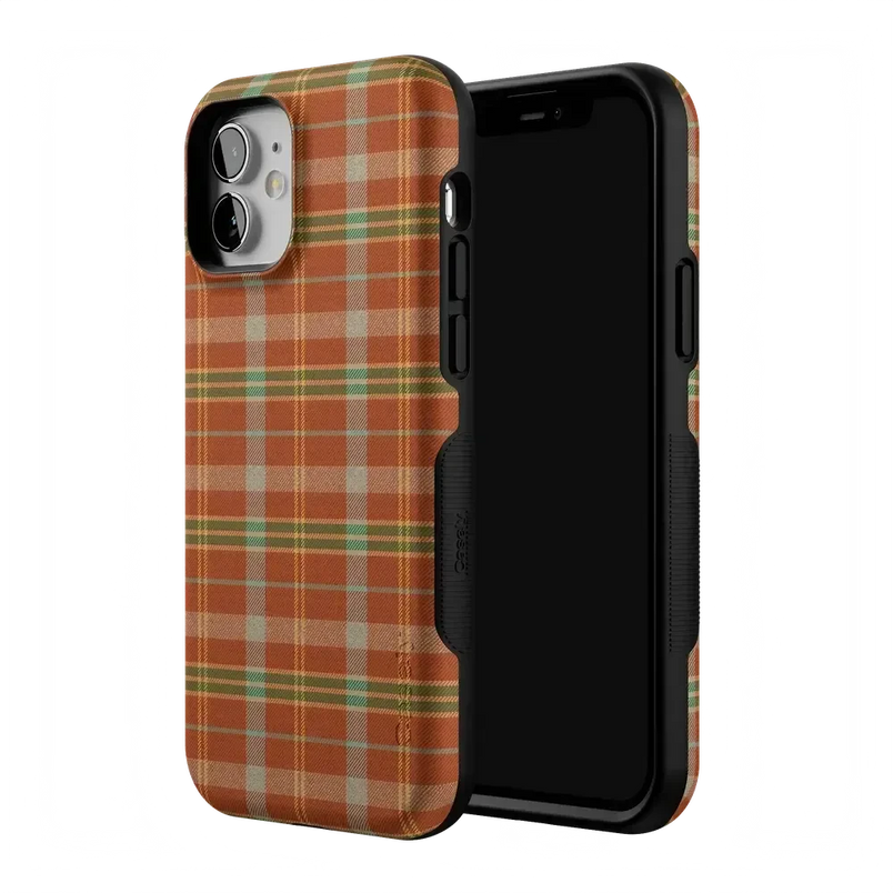Spiced Chai | Fall Plaid Case Phone Case get.casely 
