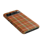 Spiced Chai | Fall Plaid Case Phone Case get.casely 