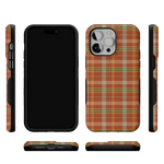 Spiced Chai | Fall Plaid Case Phone Case get.casely 