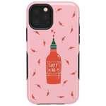 Spicy AF | Pink Chili Hot Sauce Case iPhone Case get.casely Bold iPhone 11 Pro 