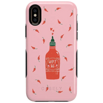 Spicy AF | Pink Chili Hot Sauce Case iPhone Case get.casely Bold iPhone XS Max 