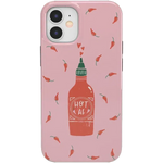Spicy AF | Pink Chili Hot Sauce Case iPhone Case get.casely Classic iPhone 12 