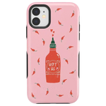 Spicy AF | Pink Chili Hot Sauce Case iPhone Case get.casely 