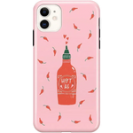 Spicy AF | Pink Chili Hot Sauce Case iPhone Case get.casely 