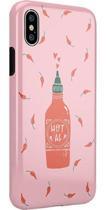 Spicy AF | Pink Chili Hot Sauce Case iPhone Case get.casely 