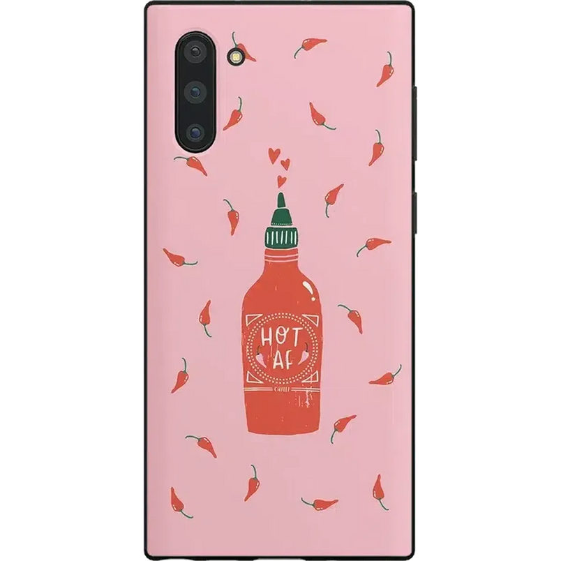 Spicy AF | Pink Chili Hot Sauce Samsung Case Samsung Case get.casely Classic Galaxy Note 10 Plus 