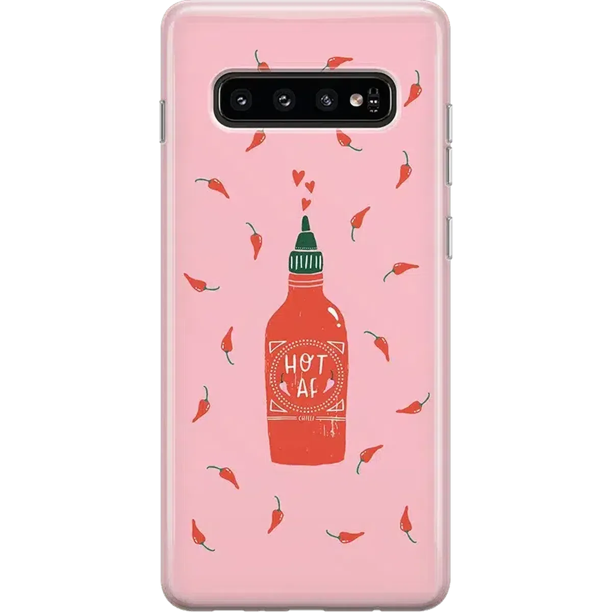 Spicy AF Pink Chili Hot Sauce Samsung Case