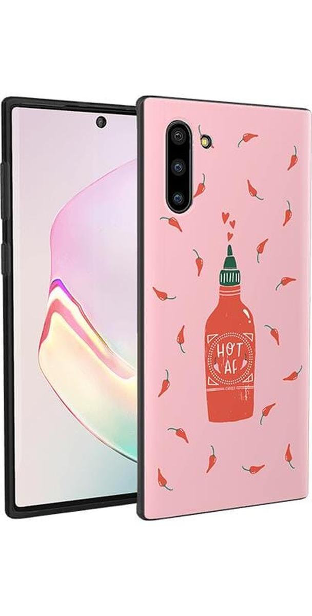 Spicy AF Pink Chili Hot Sauce Samsung Case - Thumbnail 3