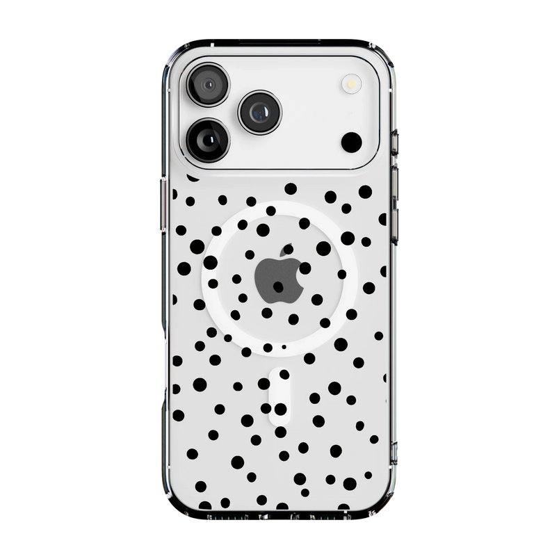 Spot On | Dotted Animal Print Case iPhone Case get.casely Clear + MagSafe® iPhone 17 Pro Max 